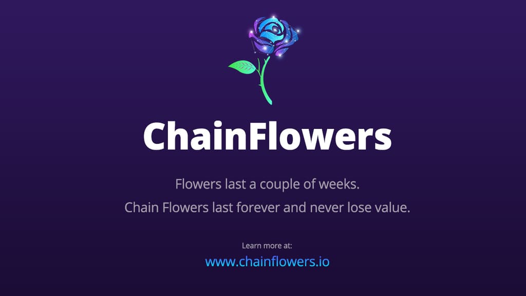 Flores en NFT, Chain Flowers