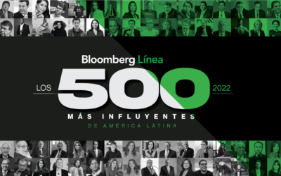 Mónica Taher incluida entre los 500 más influyentes de América Latina, lista presenta 4 salvadoreños, Bloomberg Línea, 19 de Septiembre de 2022.